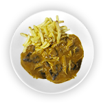 Chicken Curry With Chips 